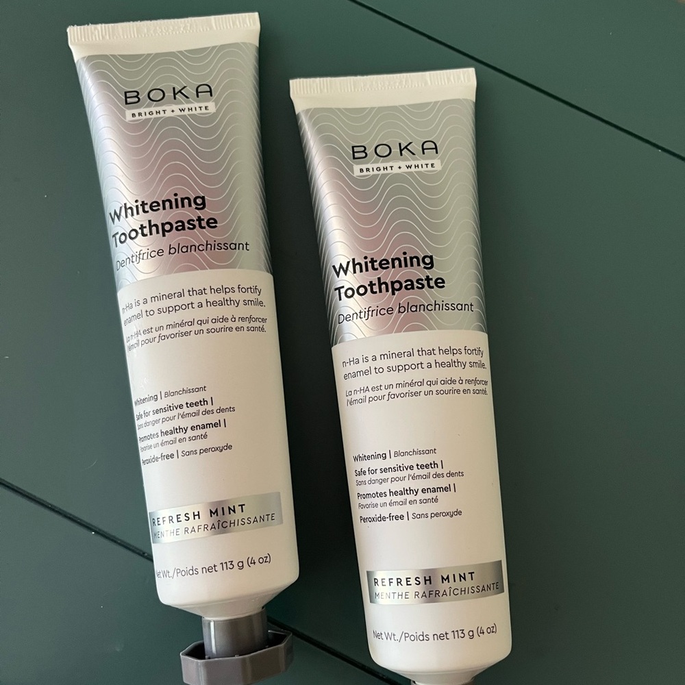 1 UNOPENED TUBE OF BOKA Whitening Toothpaste - Refresh Mint Nanohydroxyapetite